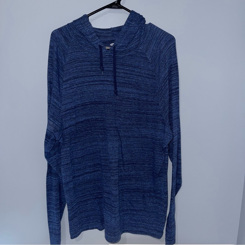 Old Navy Men's Navy Blue Hoodie Sweater